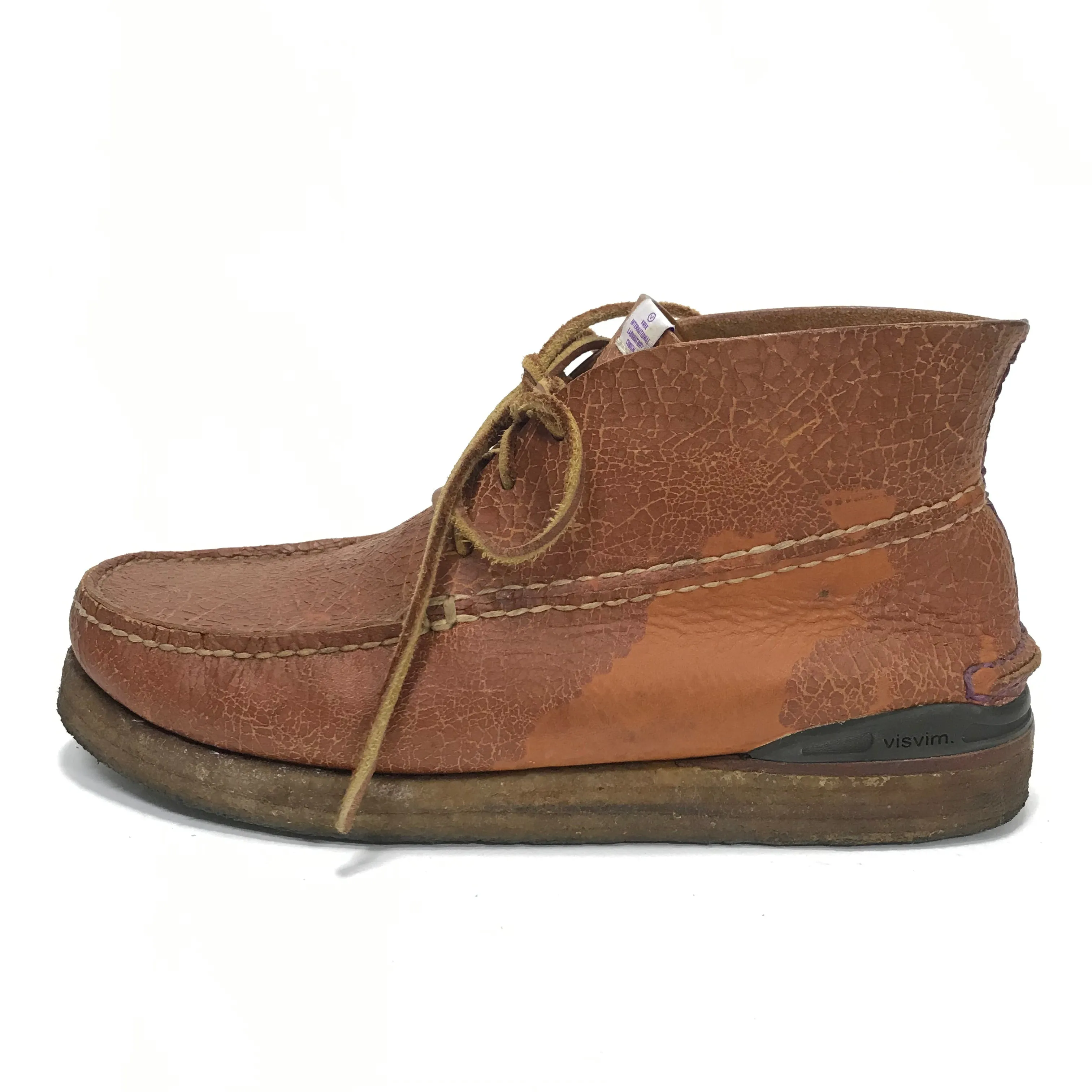 [11] Visvim Canoe Moc Folk Brown