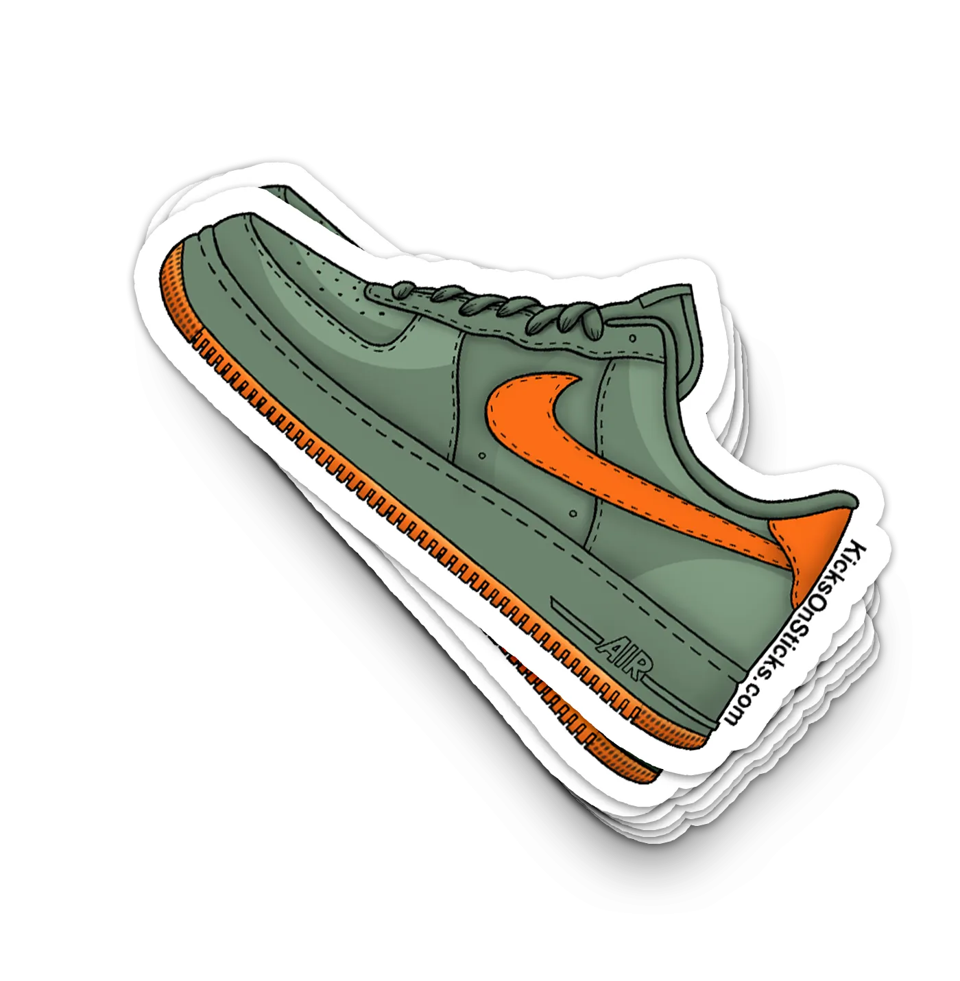Air Force 1 Low "Wet Putty 2.0" Sneaker Sticker
