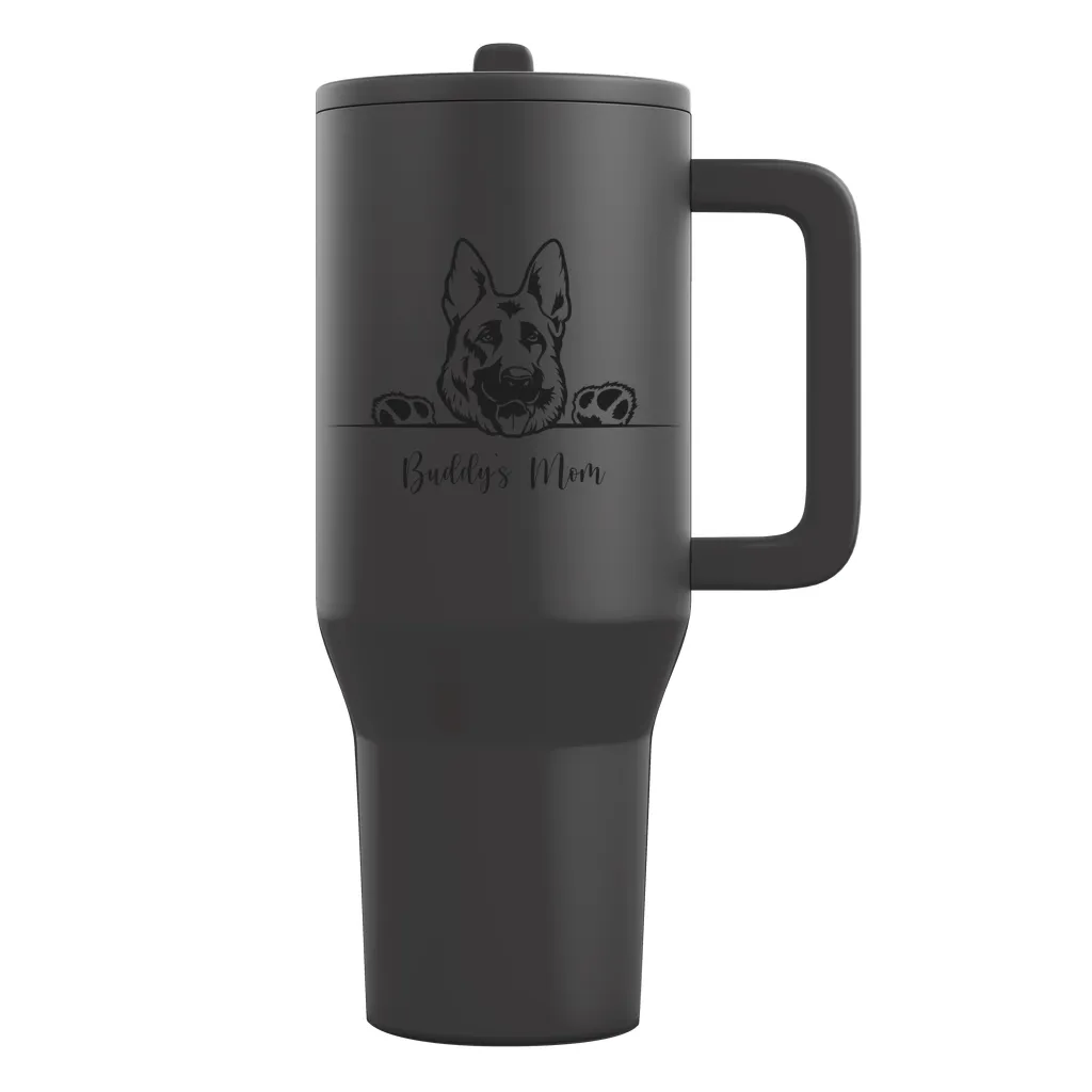Custom dog 40oz HYDRO Tumbler - Laser Engraved
