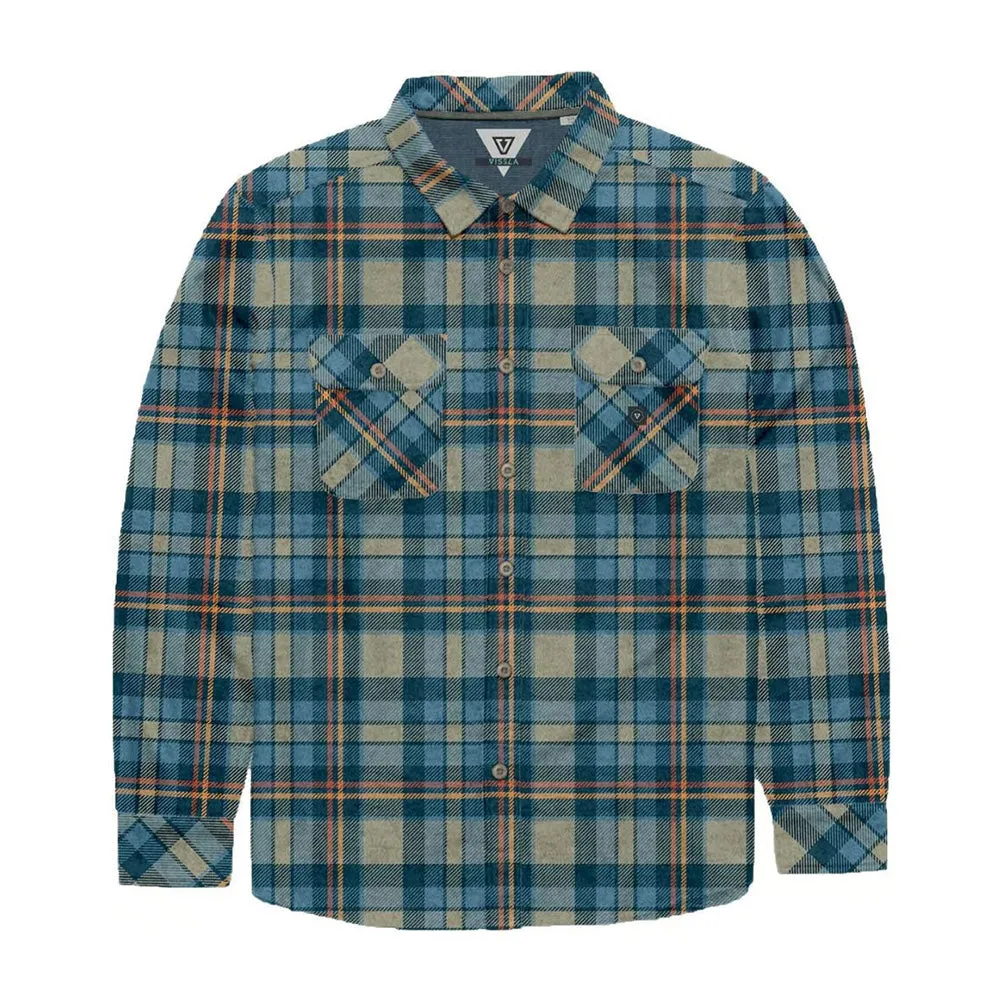 ECO-ZY LONG SLEEVE POLAR FLANNEL KHAKI