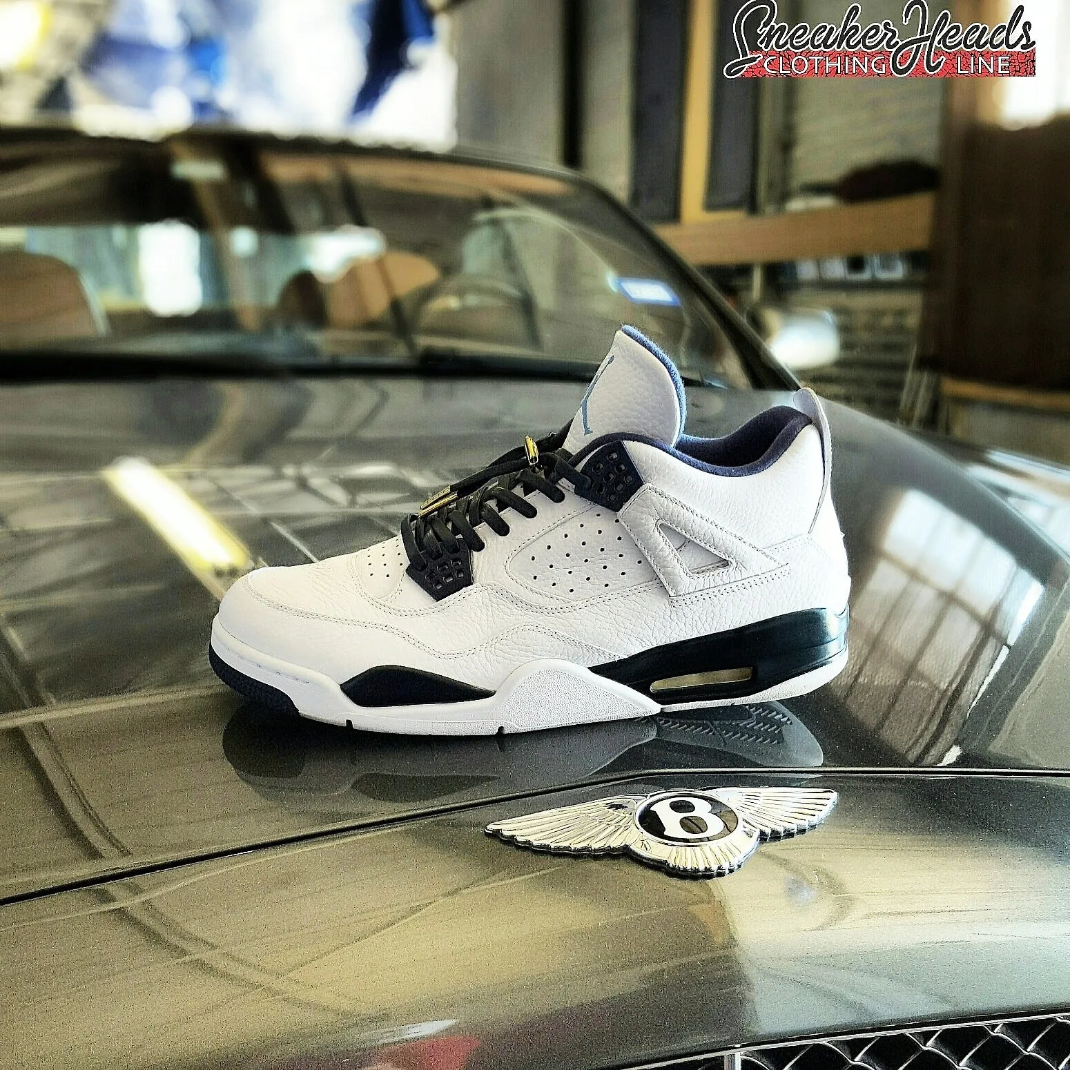 Exclusive "LEATHER" LE Custom Shoelaces (Gold/Silver Lacetips)
