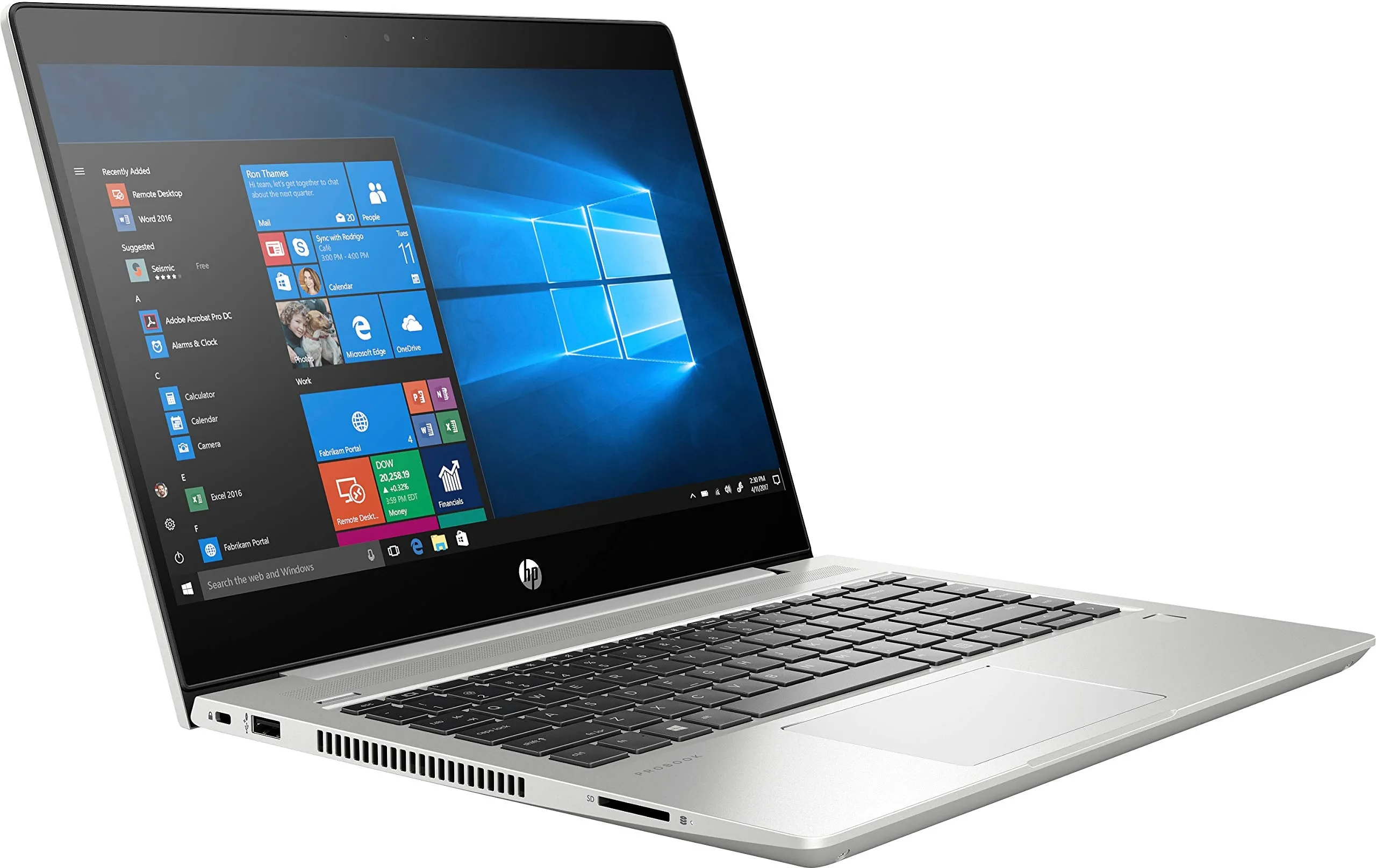 HP ProBook 440 G6 14" Touchscreen Notebook - 1366 x 768 - Core i5 i5-8265U - 8 GB RAM - 256 GB SSD - Natural Silver