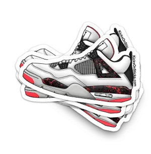 Jordan 4 "Pale Crimson" Sneaker Sticker