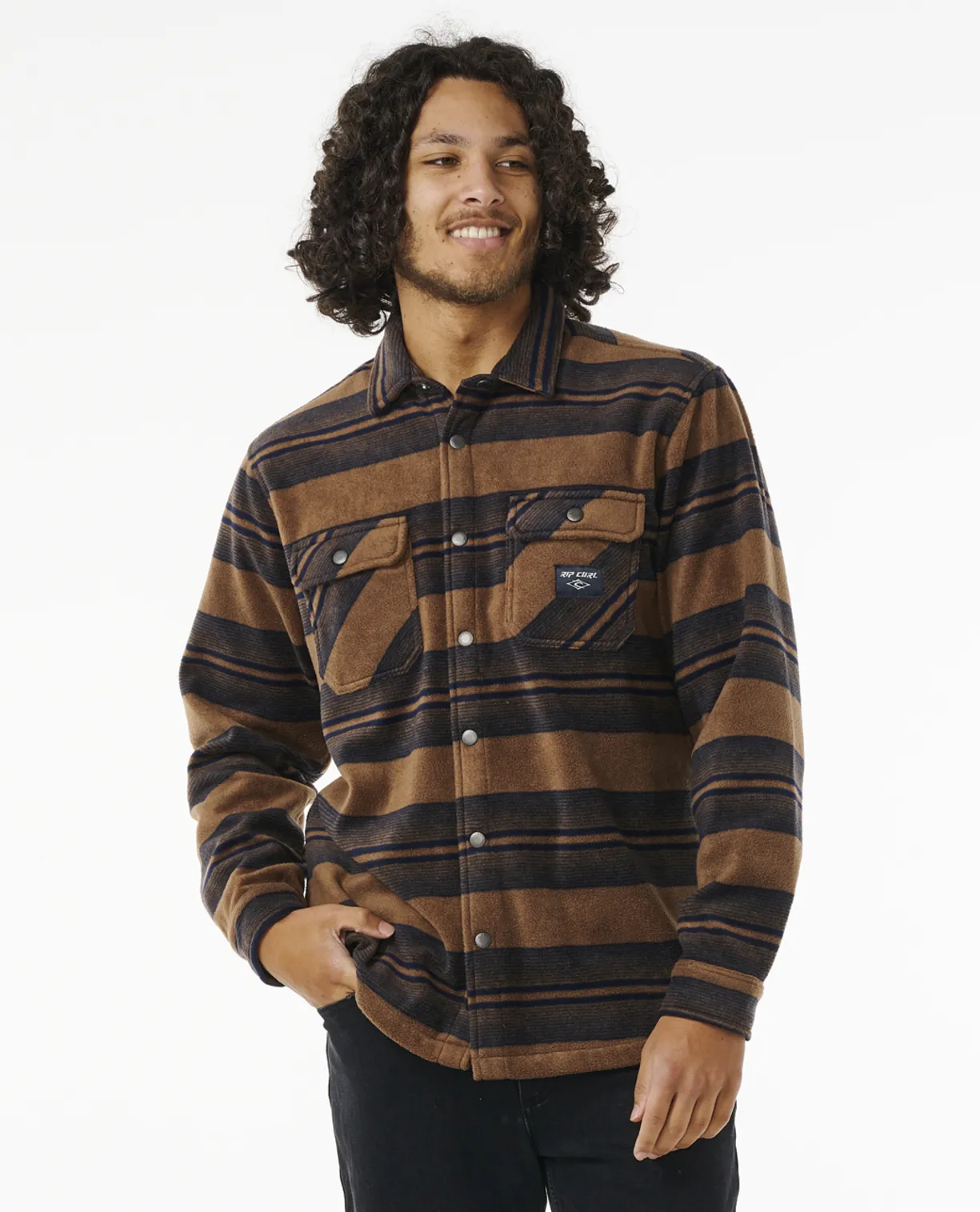 PARTY PACK POLAR FLEECE SHIRT - CHOCOLATE