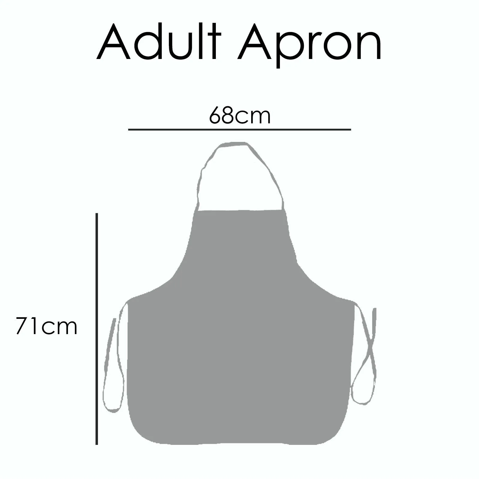 Personalised Apron with Stylish Text and Beautiful Garden Flowers Print