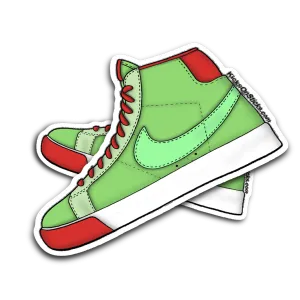 SB Blazer "Green Spark" Sneaker Sticker