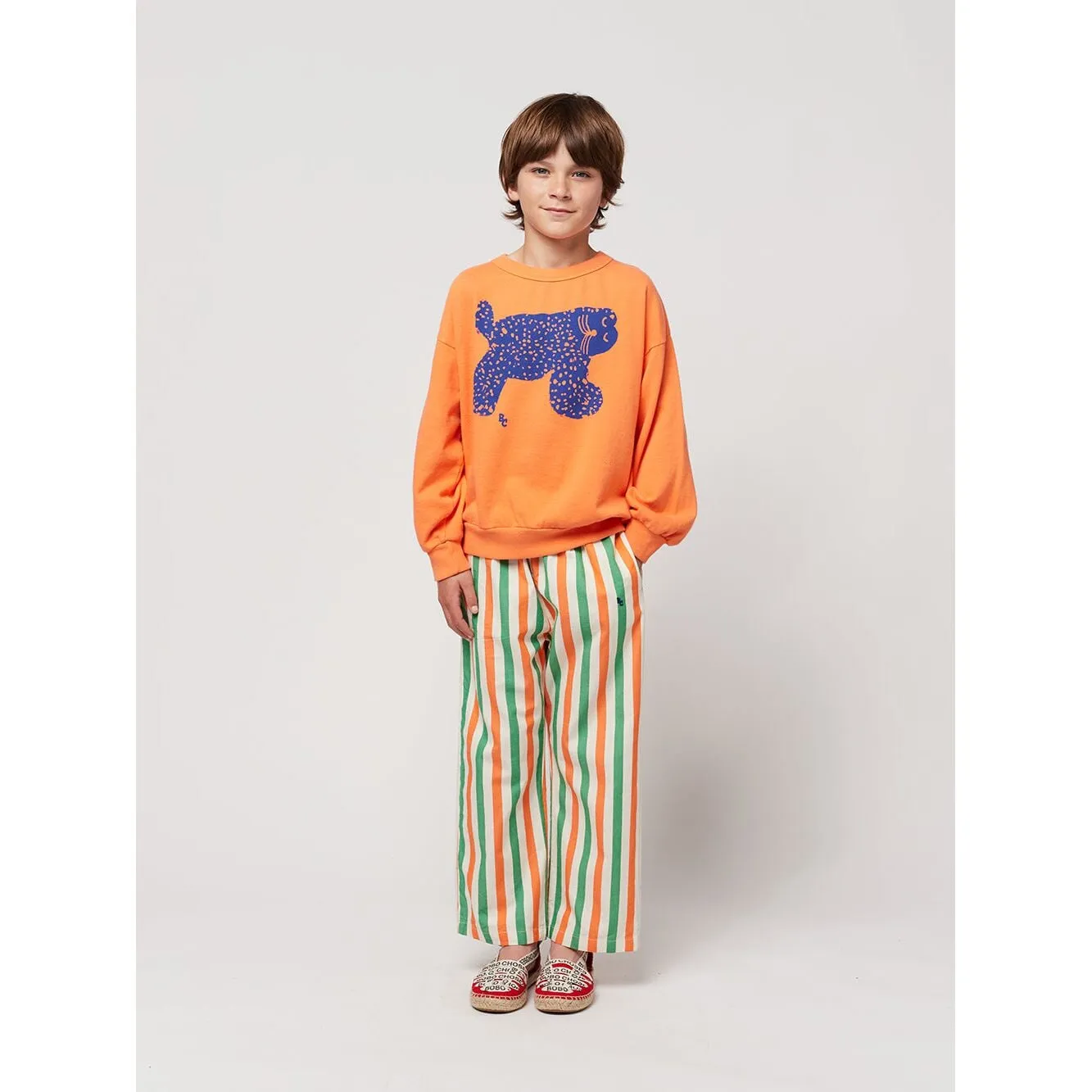 Vertical Stripes Woven Pants
