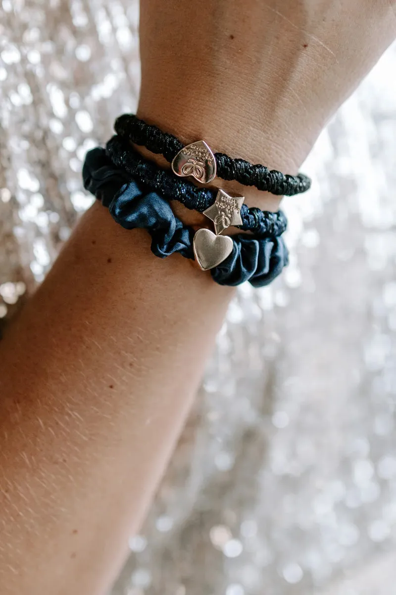 Woven Gold Star Hair Tie