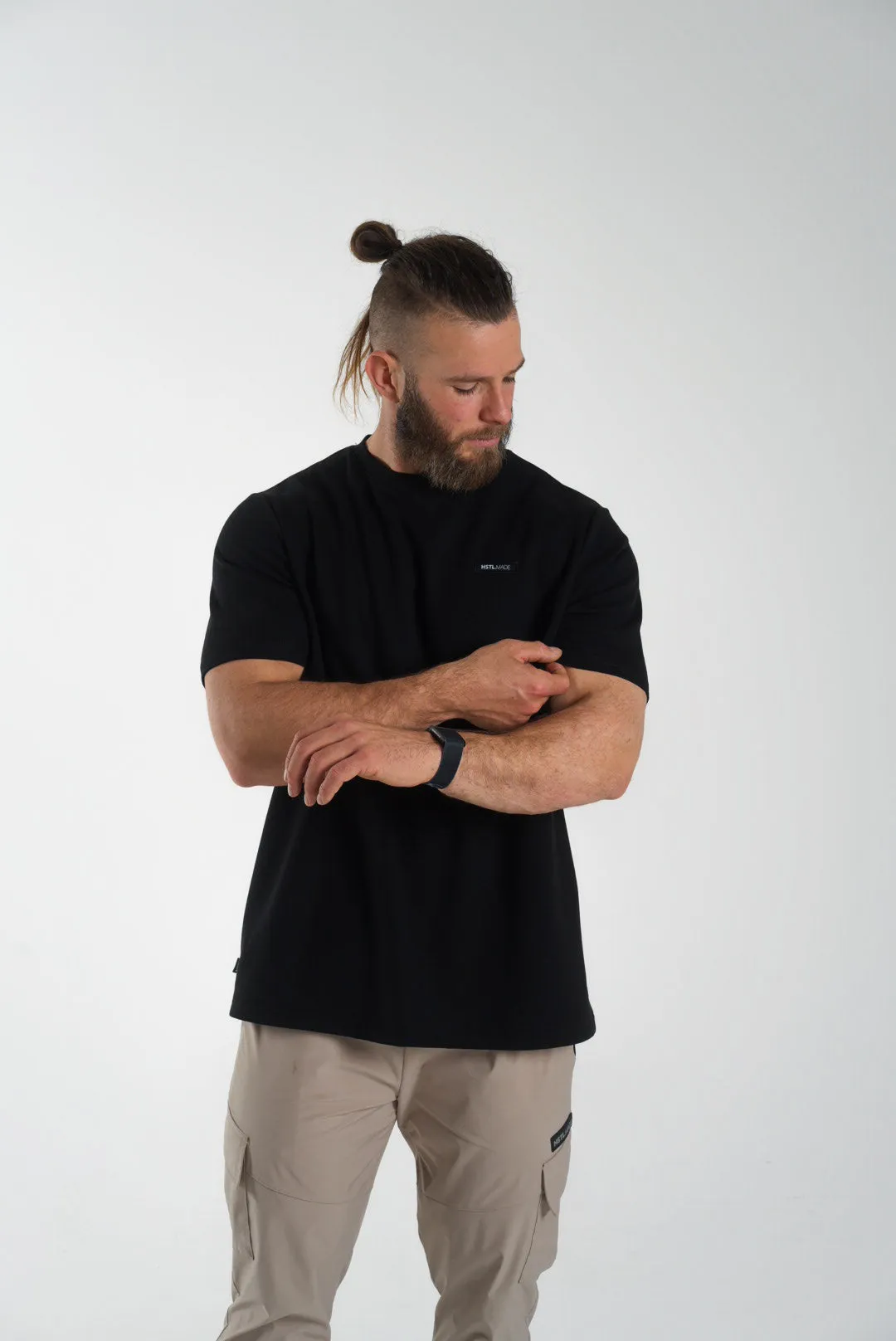 Woven Patch Waffle Tee